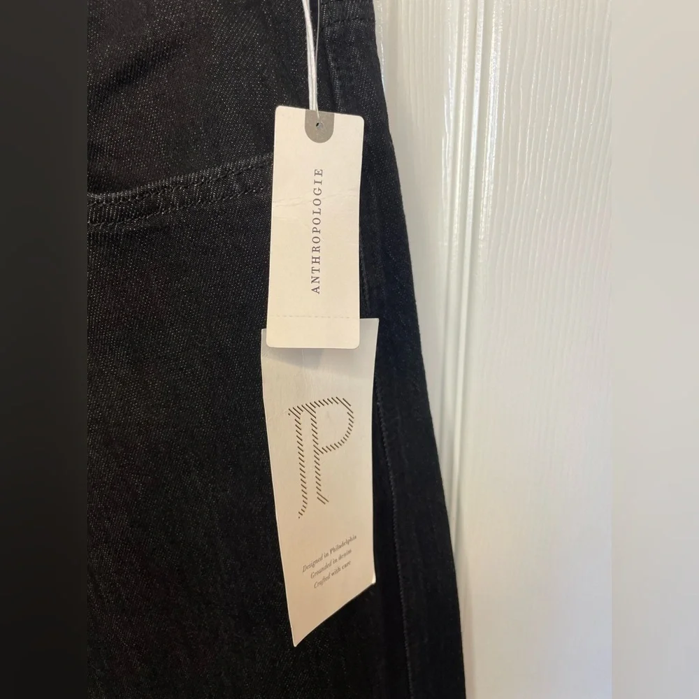 Pilcro NWT Gwen Trouser Jeans in Black Size 32 - Picture 4 of 8
